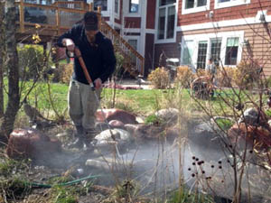 Professional Outdoor Pond and Fountain Cleaning