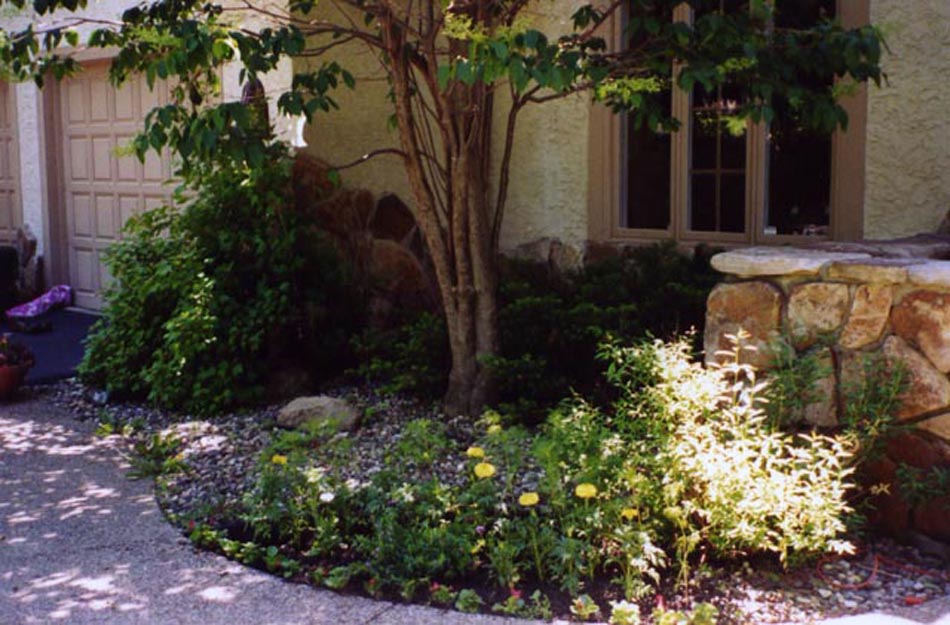 Windsor Block Retaining Wall - Before Photo