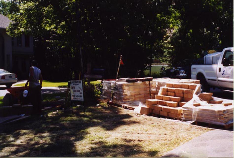 Windsor Block Retaining Wall Project - Day 2