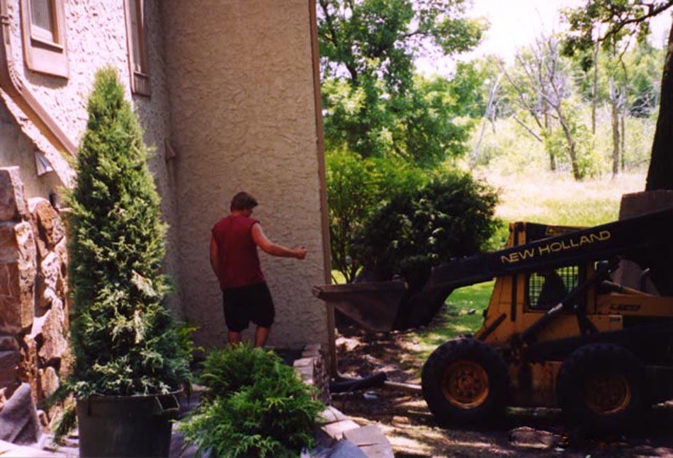 Windsor Block Retaining Wall Project - Day 3