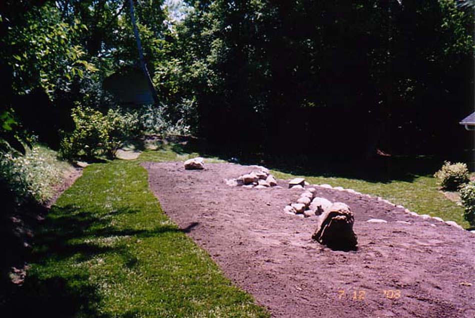 C N'R Lawn N' Landscape - Boulder Wall - After Photo
