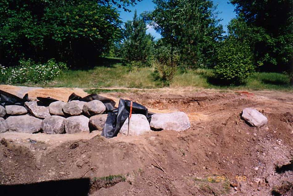 C N'R Lawn N' Landscape - Boulder Wall - Day 3 Photo