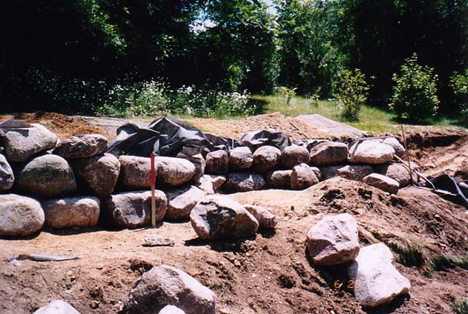 C N'R Lawn N' Landscape - Boulder Wall - Day 4 Photo