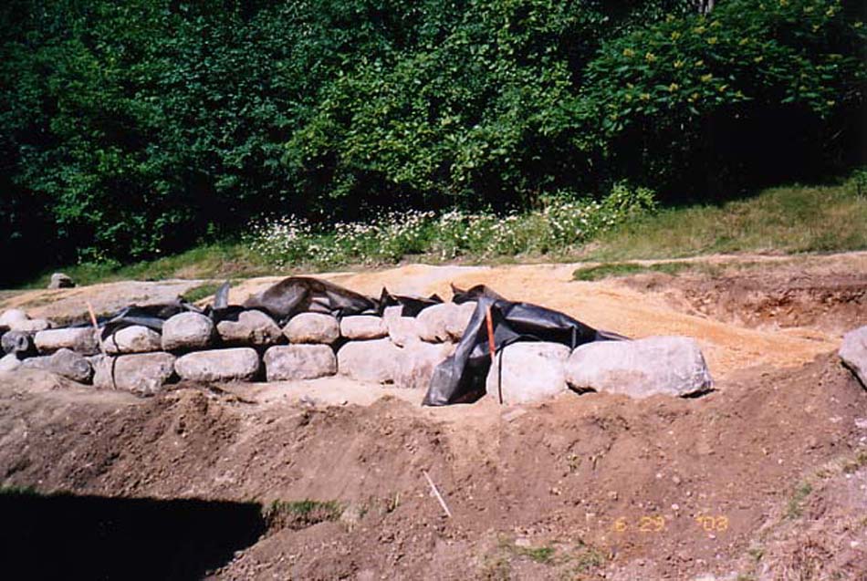 C N'R Lawn N' Landscape - Boulder Wall - Day 4 Photo
