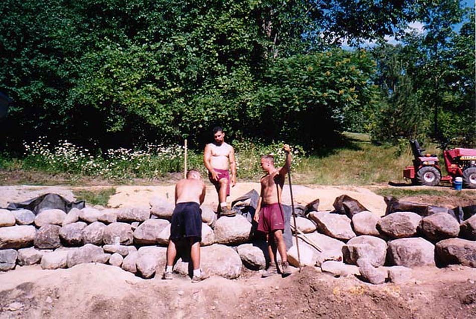 C N'R Lawn N' Landscape - Boulder Wall - Day 5 Photo