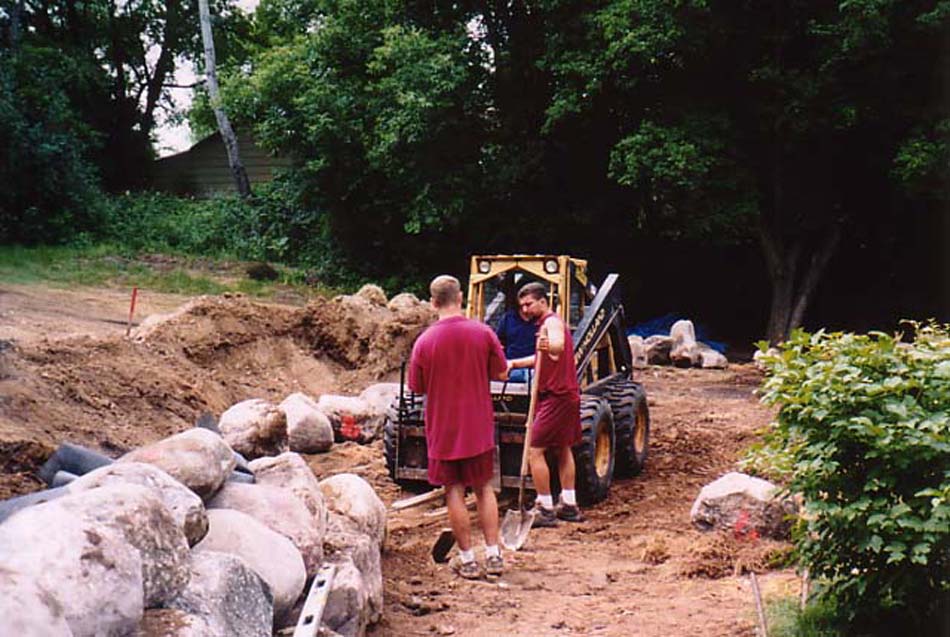 C N'R Lawn N' Landscape - Boulder Wall - Day 7 Photo