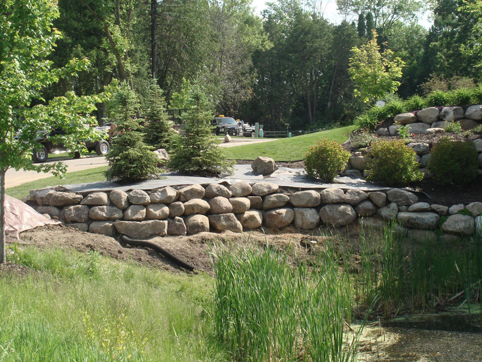 Boulder Wall - During