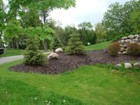 CN'R Boulder Wall - Before
