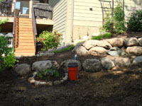 CN'R Boulder Wall - After