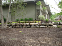 CN'R Boulder Wall - Before