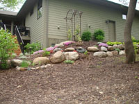 CN'R Boulder Wall - Before