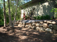CN'R Boulder Wall - During