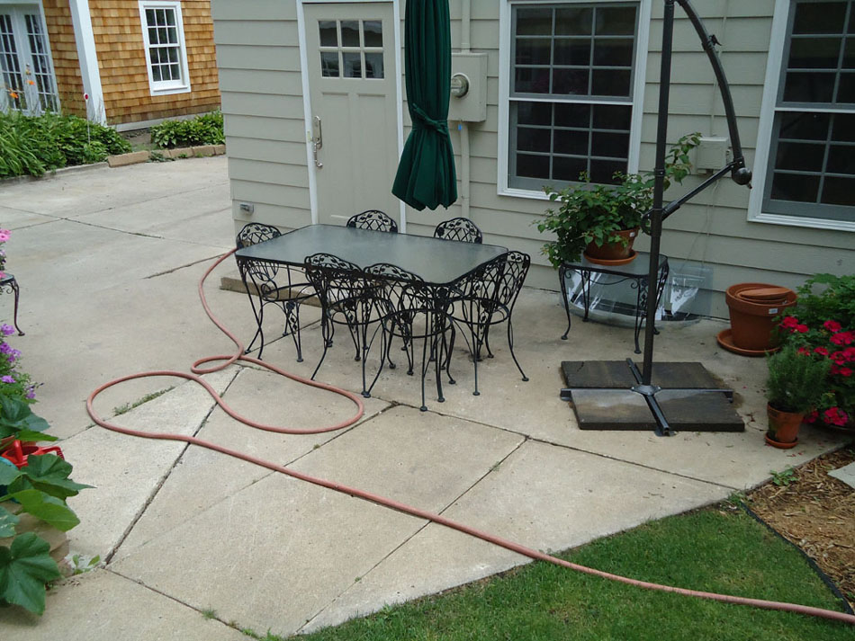 Patio Area Before